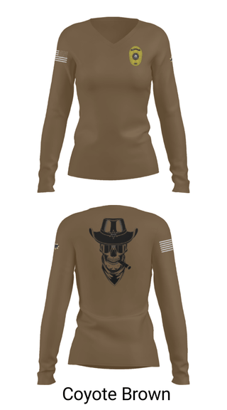 Womens Long Sleeve Vneck Shirt, Charlie Squad, Police, Teamtime, Team time, sublimation, custom sports apparel, team uniforms, spirit wear, spiritwear, sports uniforms, custom shirts, team store, custom team store, fundraiser sports, apparel fundraiser