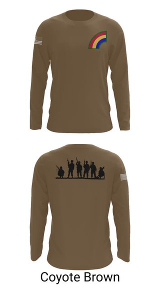 Long Sleeve Performance Shirt, 42ND Infantry Division, Army, Teamtime, Team time, sublimation, custom sports apparel, team uniforms, spirit wear, spiritwear, sports uniforms, custom shirts, team store, custom team store, fundraiser sports, apparel fundraiser