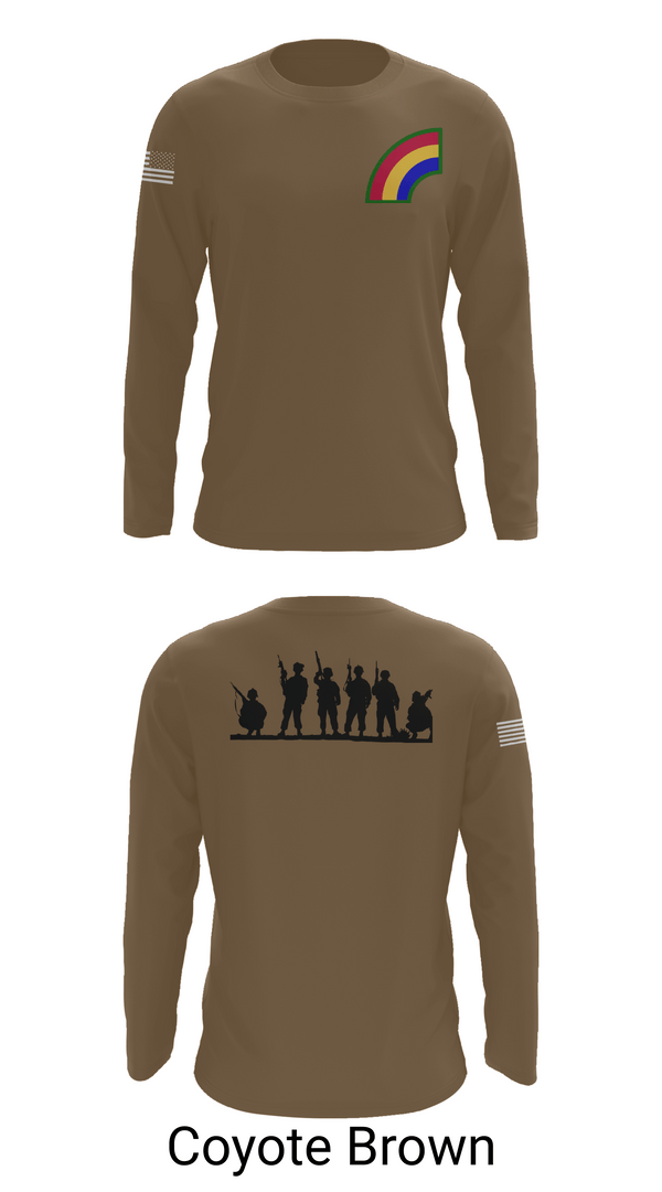 Long Sleeve Performance Shirt, 42ND Infantry Division, Army, Teamtime, Team time, sublimation, custom sports apparel, team uniforms, spirit wear, spiritwear, sports uniforms, custom shirts, team store, custom team store, fundraiser sports, apparel fundraiser