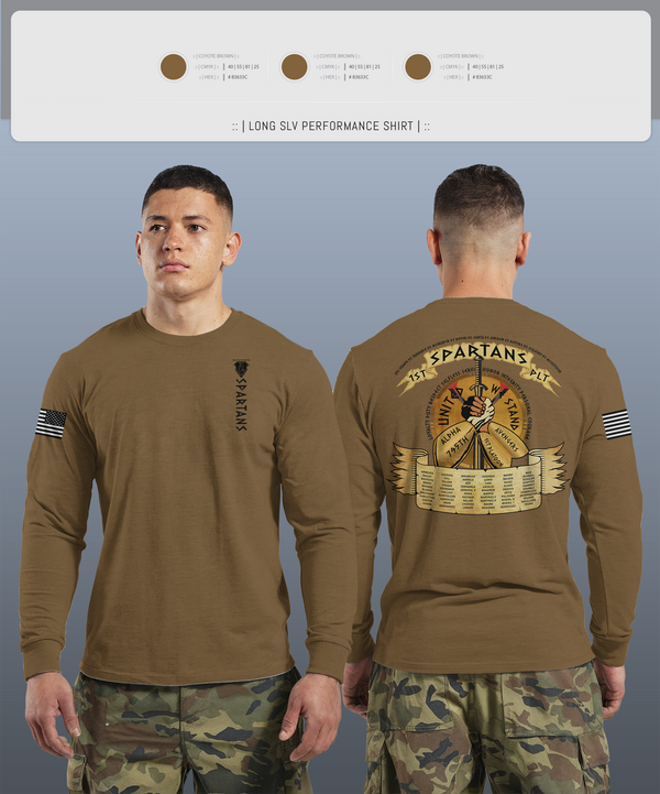 Long Sleeve Performance Shirt, Spartans, , Teamtime, Team time, sublimation, custom sports apparel, team uniforms, spirit wear, spiritwear, sports uniforms, custom shirts, team store, custom team store, fundraiser sports, apparel fundraiser