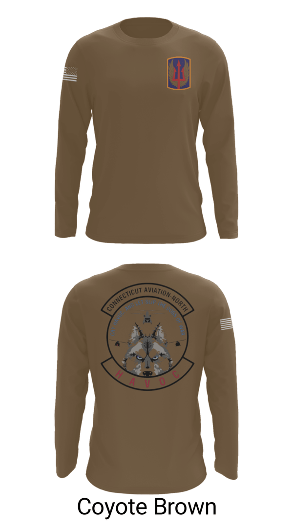 Long Sleeve Performance Shirt, 1-169th E Company, National Guard, Teamtime, Team time, sublimation, custom sports apparel, team uniforms, spirit wear, spiritwear, sports uniforms, custom shirts, team store, custom team store, fundraiser sports, apparel fundraiser