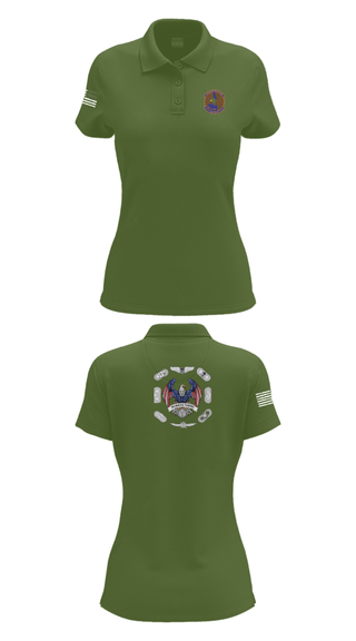 Women's Short Sleeve Performance Polo, 22nd OSS, Air Force, Teamtime, Team time, sublimation, custom sports apparel, team uniforms, spirit wear, spiritwear, sports uniforms, custom shirts, team store, custom team store, fundraiser sports, apparel fundraiser