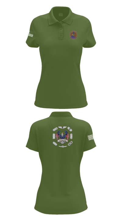 22nd OSS 19012773 Women's Short Sleeve Performance Polo  - 55