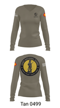 Recruiting & Retention Battalion 95903895 Women's Long Sleeve V-neck Shirt - 73