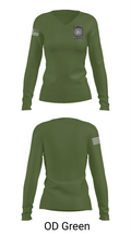 CBWDC Jail Security 78638025 Women's Long Sleeve V-neck Shirt - 54