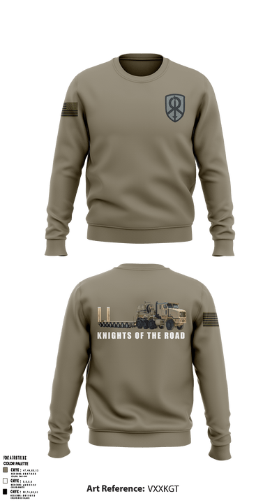 129th Heavy Transport Company 26902985 Crew Neck Sweatshirt - 2