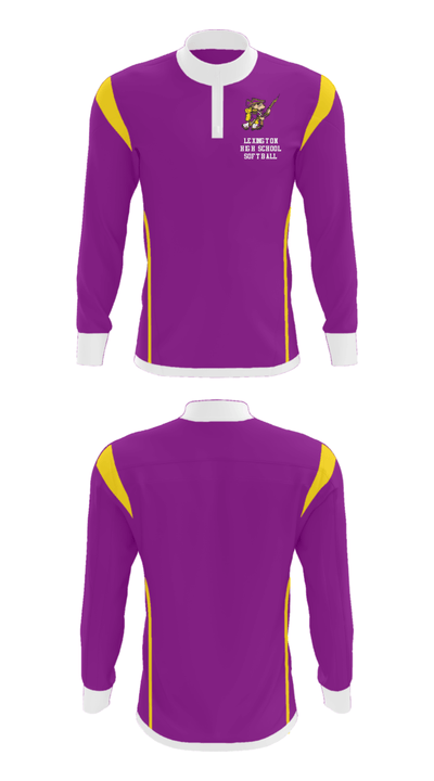 Lexington High School Softball 24193418 Quarter Zip Jacket - 39