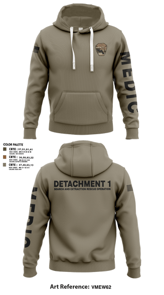Hoodie, Detachment 1, Air Force, Teamtime, Team time, sublimation, custom sports apparel, team uniforms, spirit wear, spiritwear, sports uniforms, custom shirts, team store, custom team store, fundraiser sports, apparel fundraiser