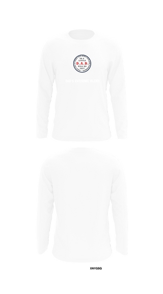Long Sleeve Performance Shirt, Dad’s Awesome Blend, , Teamtime, Team time, sublimation, custom sports apparel, team uniforms, spirit wear, spiritwear, sports uniforms, custom shirts, team store, custom team store, fundraiser sports, apparel fundraiser