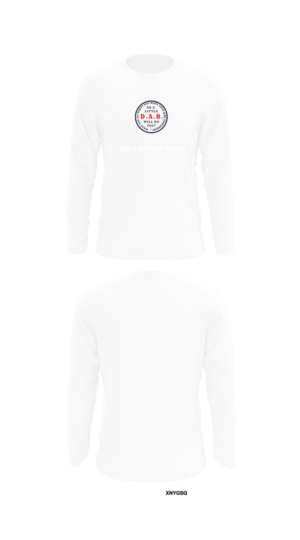 Long Sleeve Performance Shirt, Dad’s Awesome Blend, , Teamtime, Team time, sublimation, custom sports apparel, team uniforms, spirit wear, spiritwear, sports uniforms, custom shirts, team store, custom team store, fundraiser sports, apparel fundraiser