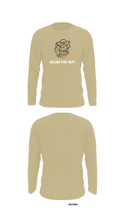 Golden Fire Dept. 85481633 Long Sleeve Performance Shirt - 92
