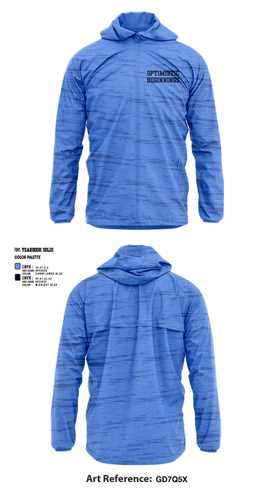 Optimistic beginnings 7562247 Windbreaker - 1
