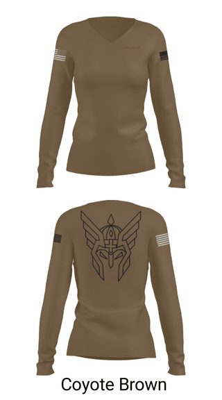 Womens Long Sleeve Vneck Shirt, Evac PLT, RSS, 2CR, , Teamtime, Team time, sublimation, custom sports apparel, team uniforms, spirit wear, spiritwear, sports uniforms, custom shirts, team store, custom team store, fundraiser sports, apparel fundraiser
