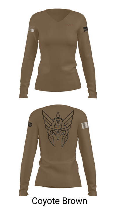 Evac PLT, RSS, 2CR 13991169 Women's Long Sleeve V-neck Shirt - 17
