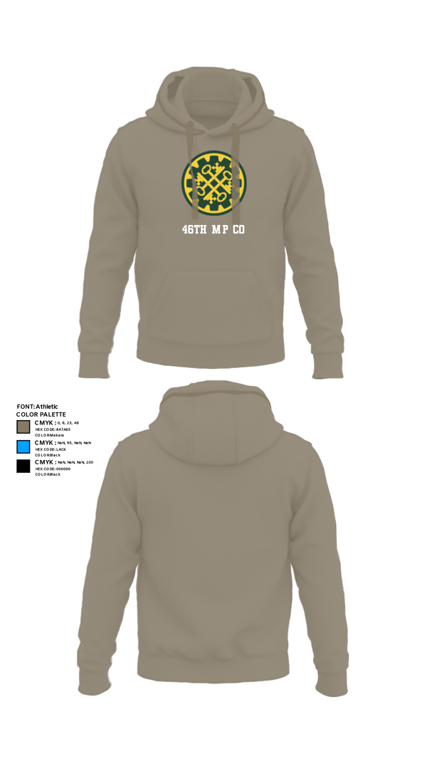 Hoodie, 46th MP Co, Army, Teamtime, Team time, sublimation, custom sports apparel, team uniforms, spirit wear, spiritwear, sports uniforms, custom shirts, team store, custom team store, fundraiser sports, apparel fundraiser