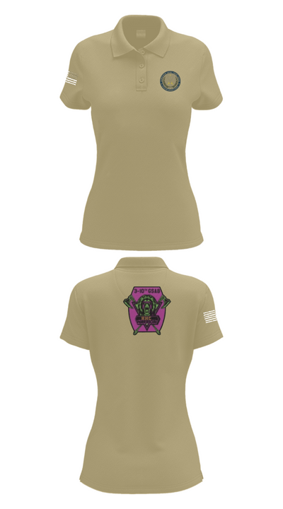 3-10 GSAB 50108135 Women's Short Sleeve Performance Polo  - 95