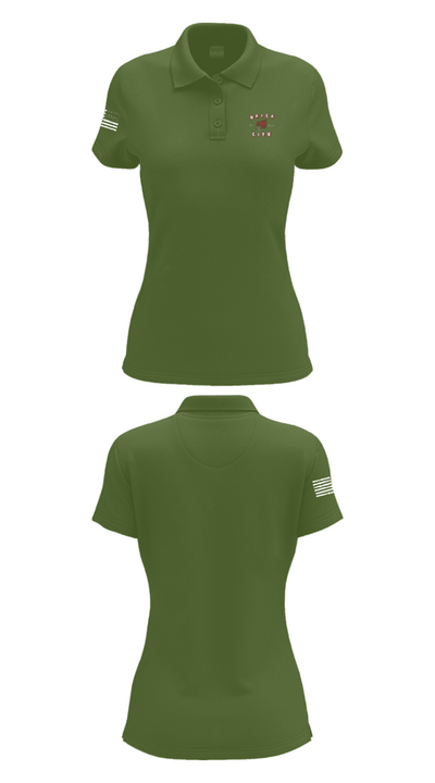 Brick City Basketball 28732508 Women's Short Sleeve Performance Polo  - 22