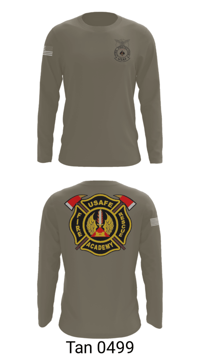 435th CTS 2997096 Long Sleeve Performance Shirt - 66