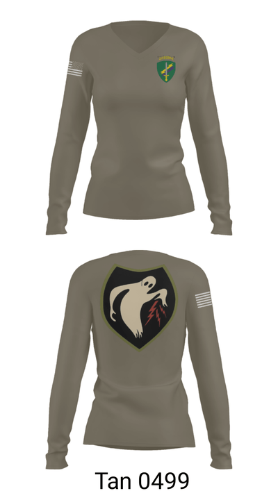 325th Tactical PSYOP Co. (A) 55785054 Women's Long Sleeve V-neck Shirt - 77