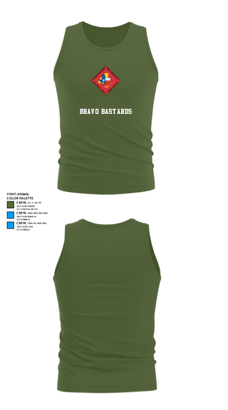 Tank Top, Bravo Bastards, Marines, Teamtime, Team time, sublimation, custom sports apparel, team uniforms, spirit wear, spiritwear, sports uniforms, custom shirts, team store, custom team store, fundraiser sports, apparel fundraiser