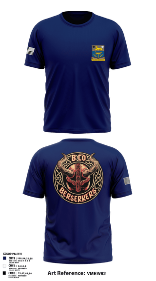 Old School Cotton Feel Shirt, ArmyBravo Company 715 MIArmy, Army, Teamtime, Team time, sublimation, custom sports apparel, team uniforms, spirit wear, spiritwear, sports uniforms, custom shirts, team store, custom team store, fundraiser sports, apparel fundraiser