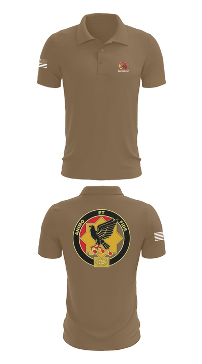 D FST 8-1 CAV 24153334 Short Sleeve Performance Polo - 7
