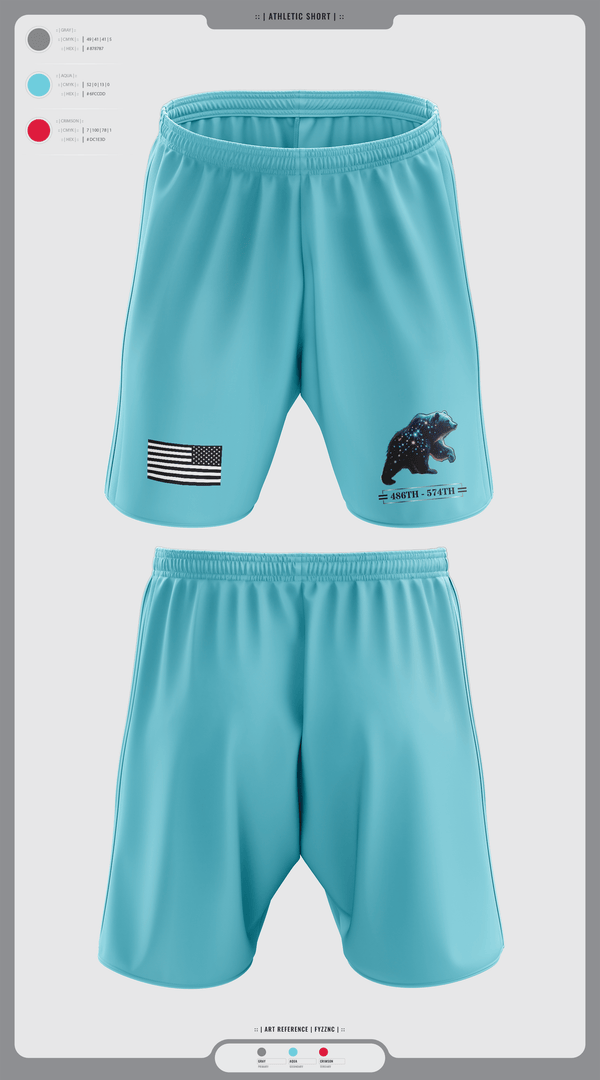 Athletic Shorts With Pockets, 486th/574th, , Teamtime, Team time, sublimation, custom sports apparel, team uniforms, spirit wear, spiritwear, sports uniforms, custom shirts, team store, custom team store, fundraiser sports, apparel fundraiser
