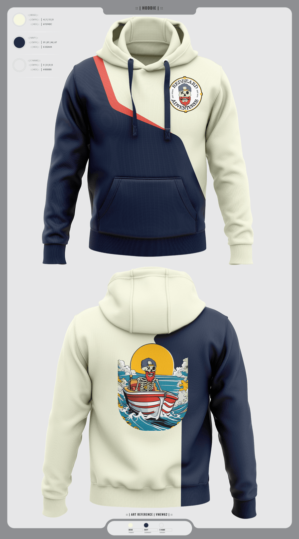 Hoodie, Red beard Adventures, , Teamtime, Team time, sublimation, custom sports apparel, team uniforms, spirit wear, spiritwear, sports uniforms, custom shirts, team store, custom team store, fundraiser sports, apparel fundraiser