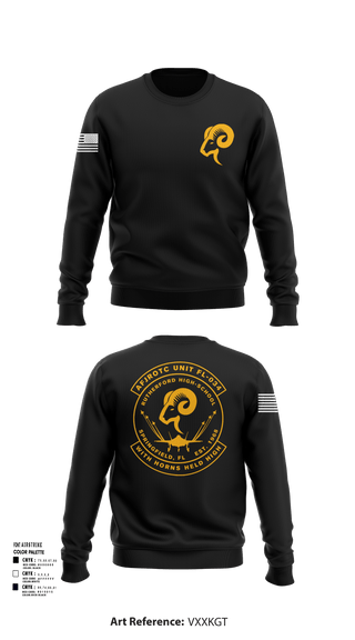 Crew Neck Sweatshirt, AFJROTC FL-034, Air Force, Teamtime, Team time, sublimation, custom sports apparel, team uniforms, spirit wear, spiritwear, sports uniforms, custom shirts, team store, custom team store, fundraiser sports, apparel fundraiser