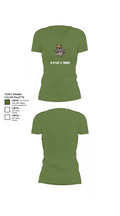 6-8 CAV A Troop 82506347 Women's Short Sleeve V-neck Shirt - 44