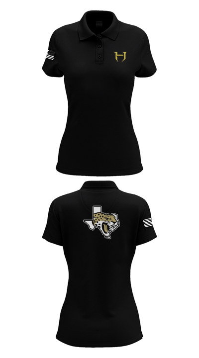 Hubbard Middle School Cheer 37740474 Women's Short Sleeve Performance Polo  - 16