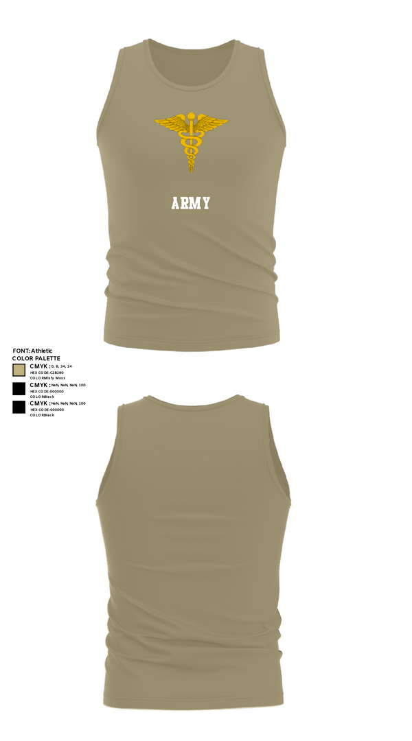 Tank Top, Physical Therapy, Army, Teamtime, Team time, sublimation, custom sports apparel, team uniforms, spirit wear, spiritwear, sports uniforms, custom shirts, team store, custom team store, fundraiser sports, apparel fundraiser