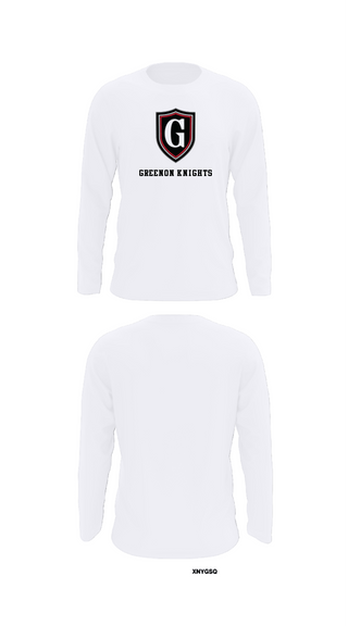 Long Sleeve Performance Shirt, Greenon Knights, Women's Volleyball, Teamtime, Team time, sublimation, custom sports apparel, team uniforms, spirit wear, spiritwear, sports uniforms, custom shirts, team store, custom team store, fundraiser sports, apparel fundraiser