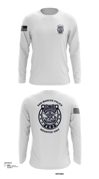 Long Sleeve Performance Shirt, San Marcos Police Mounted Unit, , Teamtime, Team time, sublimation, custom sports apparel, team uniforms, spirit wear, spiritwear, sports uniforms, custom shirts, team store, custom team store, fundraiser sports, apparel fundraiser