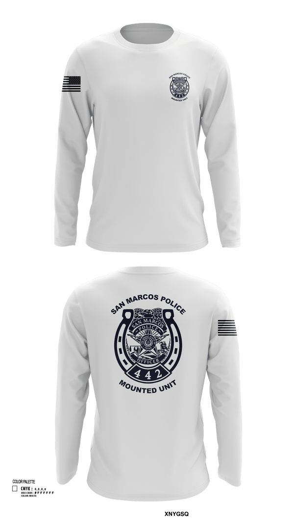 Long Sleeve Performance Shirt, San Marcos Police Mounted Unit, , Teamtime, Team time, sublimation, custom sports apparel, team uniforms, spirit wear, spiritwear, sports uniforms, custom shirts, team store, custom team store, fundraiser sports, apparel fundraiser