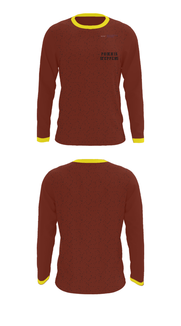 Long Sleeve Performance Shirt, Phoenix Steppers, Cheer, Teamtime, Team time, sublimation, custom sports apparel, team uniforms, spirit wear, spiritwear, sports uniforms, custom shirts, team store, custom team store, fundraiser sports, apparel fundraiser