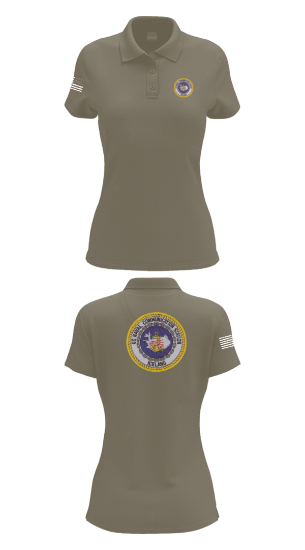 Women's Short Sleeve Performance Polo, NAVCOMSTA Iceland, , Teamtime, Team time, sublimation, custom sports apparel, team uniforms, spirit wear, spiritwear, sports uniforms, custom shirts, team store, custom team store, fundraiser sports, apparel fundraiser