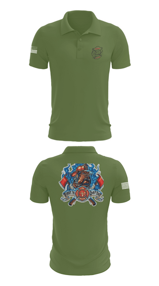 Short Sleeve Performance Polo, Golden Fire Dept., , Teamtime, Team time, sublimation, custom sports apparel, team uniforms, spirit wear, spiritwear, sports uniforms, custom shirts, team store, custom team store, fundraiser sports, apparel fundraiser