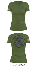 1184th DDSB 35195417 Women's Short Sleeve V-neck Shirt - 48