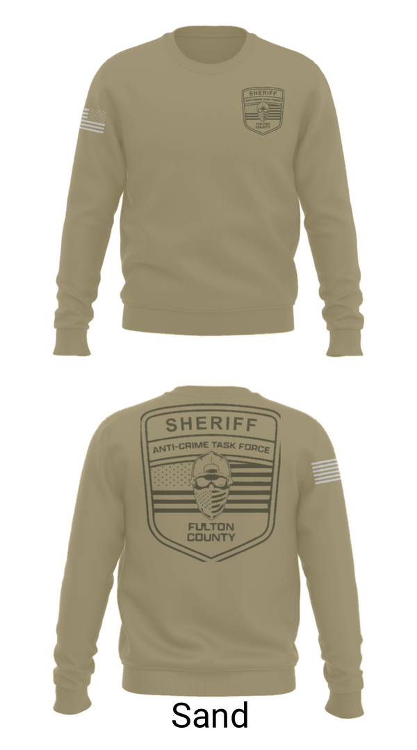 Crew Neck Sweatshirt, Fulton County Anti-Crime Task Force, , Teamtime, Team time, sublimation, custom sports apparel, team uniforms, spirit wear, spiritwear, sports uniforms, custom shirts, team store, custom team store, fundraiser sports, apparel fundraiser