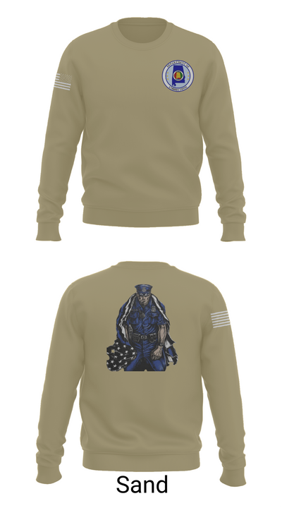 Alabama Department of Corrections 68414517 Crew Neck Sweatshirt - 81