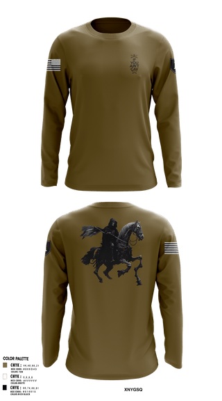 Long Sleeve Performance Shirt, LongknifeComanche, Army, Teamtime, Team time, sublimation, custom sports apparel, team uniforms, spirit wear, spiritwear, sports uniforms, custom shirts, team store, custom team store, fundraiser sports, apparel fundraiser