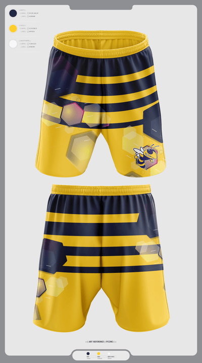 Wynne Yellowjackets 78568306 Athletic Shorts With Pockets - 38