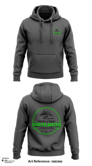 Hoodie, Thriving Grounds Landscaping, , Teamtime, Team time, sublimation, custom sports apparel, team uniforms, spirit wear, spiritwear, sports uniforms, custom shirts, team store, custom team store, fundraiser sports, apparel fundraiser