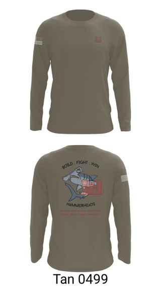 Long Sleeve Performance Shirt, 465 EVCC, Army, Teamtime, Team time, sublimation, custom sports apparel, team uniforms, spirit wear, spiritwear, sports uniforms, custom shirts, team store, custom team store, fundraiser sports, apparel fundraiser