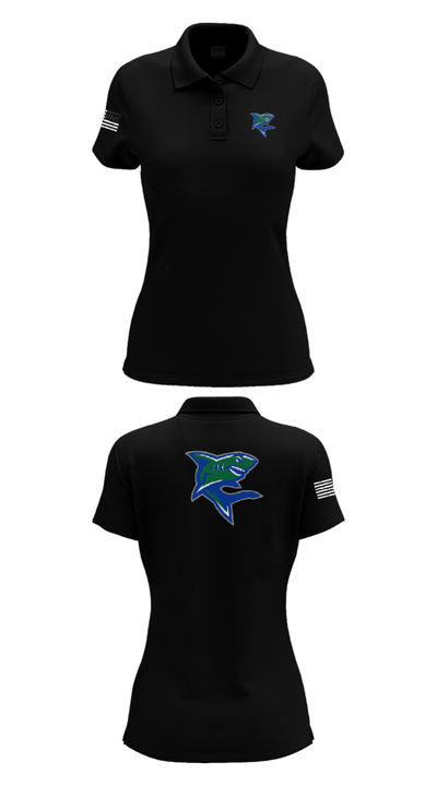 Bullshark Battalion 90693069 Women's Short Sleeve Performance Polo  - 35