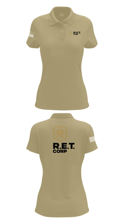 RET CORP 33326250 Women's Short Sleeve Performance Polo  - 90