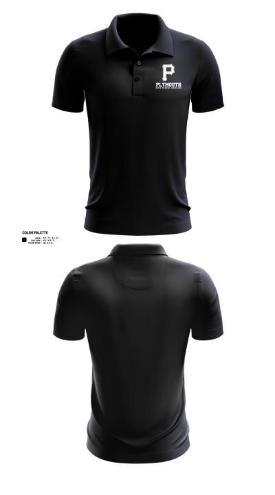 Plymouth Bowling 52990281 Short Sleeve Performance Polo - 40