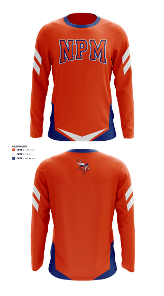 Long Sleeve Performance Shirt, North Pontotoc Middle School Golf, Golf, Teamtime, Team time, sublimation, custom sports apparel, team uniforms, spirit wear, spiritwear, sports uniforms, custom shirts, team store, custom team store, fundraiser sports, apparel fundraiser
