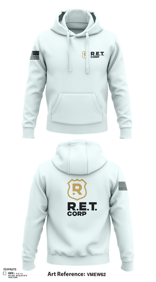 Hoodie, RET CORP, Police, Teamtime, Team time, sublimation, custom sports apparel, team uniforms, spirit wear, spiritwear, sports uniforms, custom shirts, team store, custom team store, fundraiser sports, apparel fundraiser